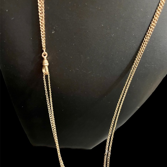 Antique pocket watch chain with slide - Picture 4 of 5